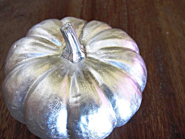 Silver pumpkin