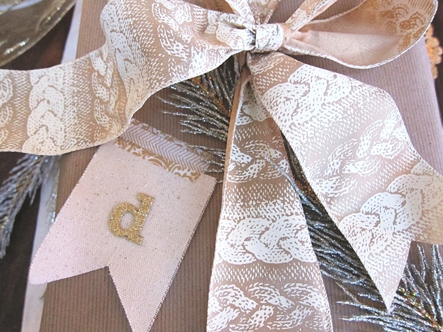 Gold and Kraft Gift Wrap