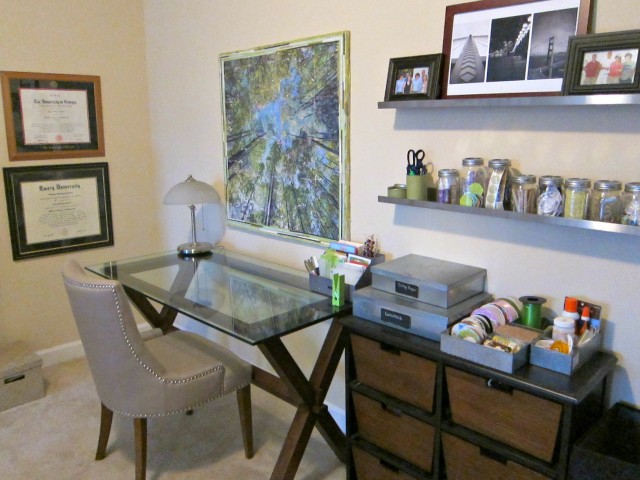 Office and Craft Corner Organization