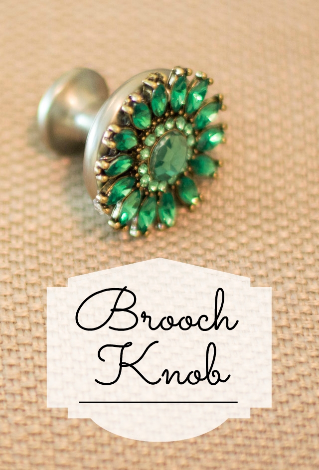 Anthropologie Inspired Brooch Knob