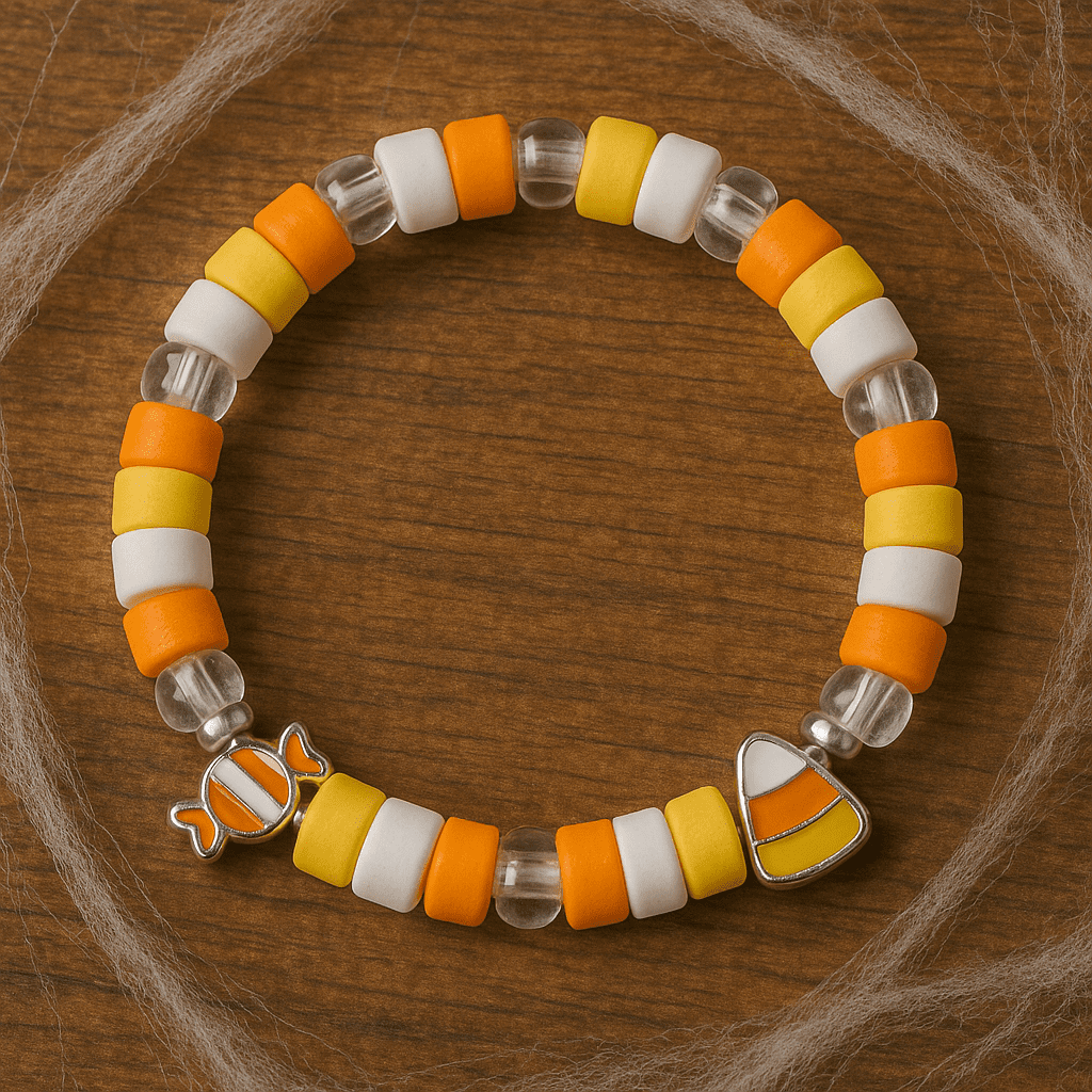 candy corn bracelet
