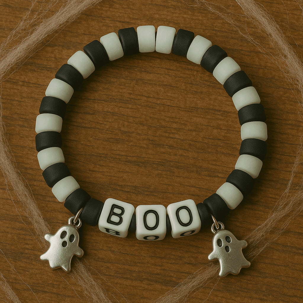 ghost Halloween bracelet