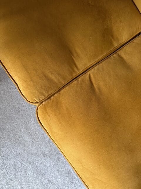 Wayfair yellow 2 seater sofa
