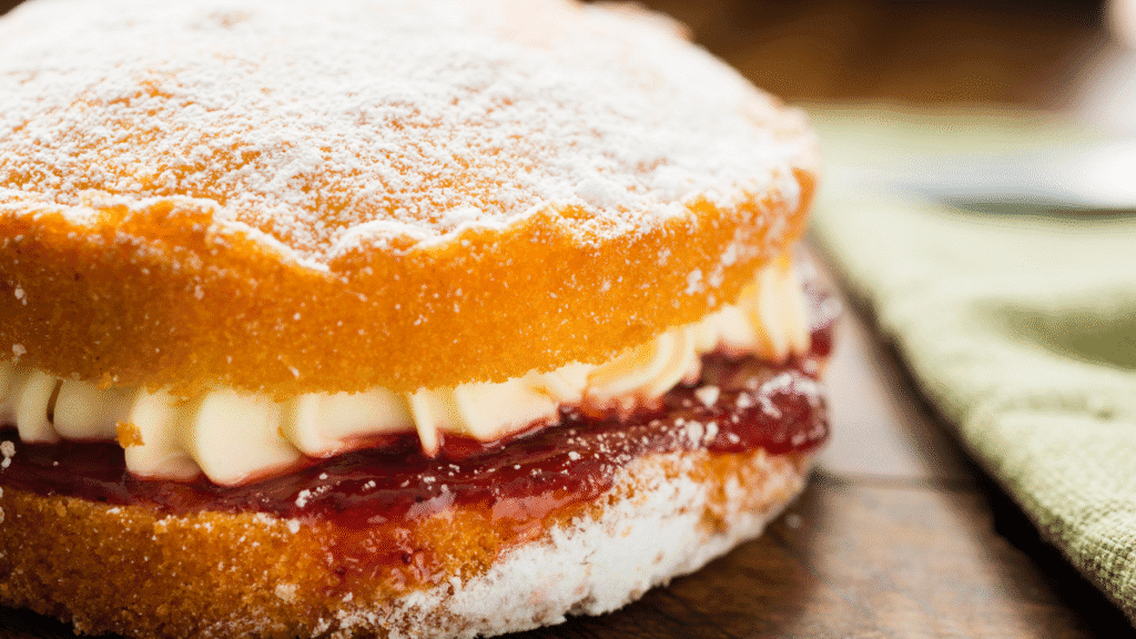 air fryer victoria sponge cake