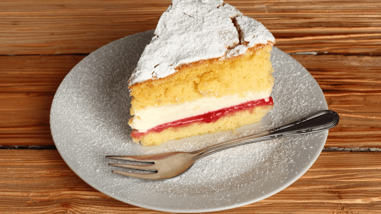 air fryer victoria sponge cake