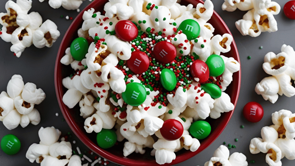 Christmas Popcorn Mix