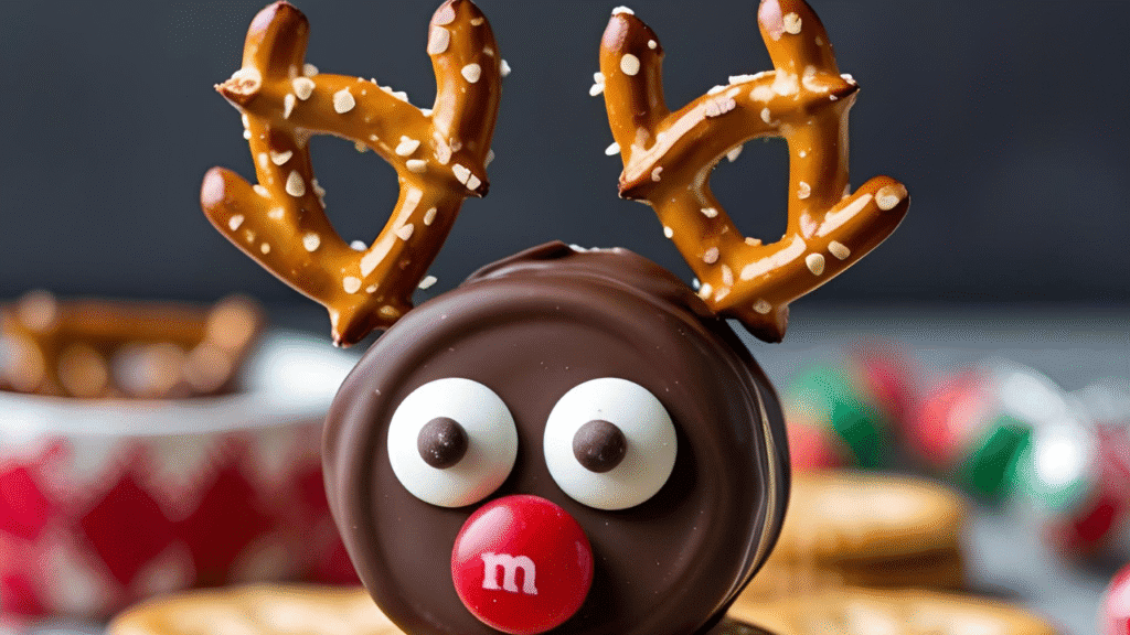 pretzel reindeer
