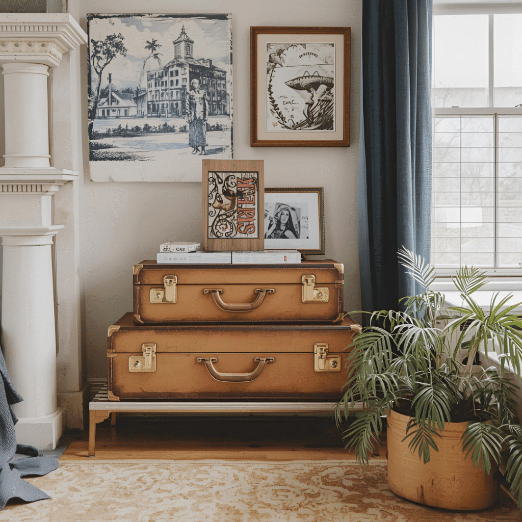 Vintage suitcases