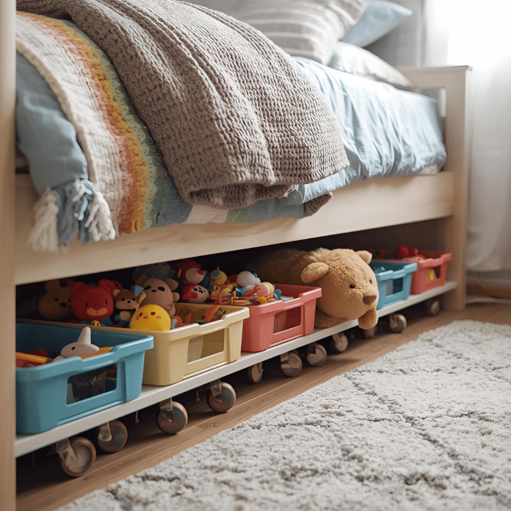 flatbed toy storage