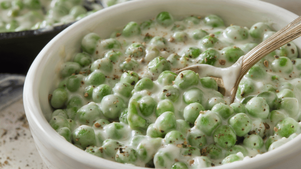 creamed peas