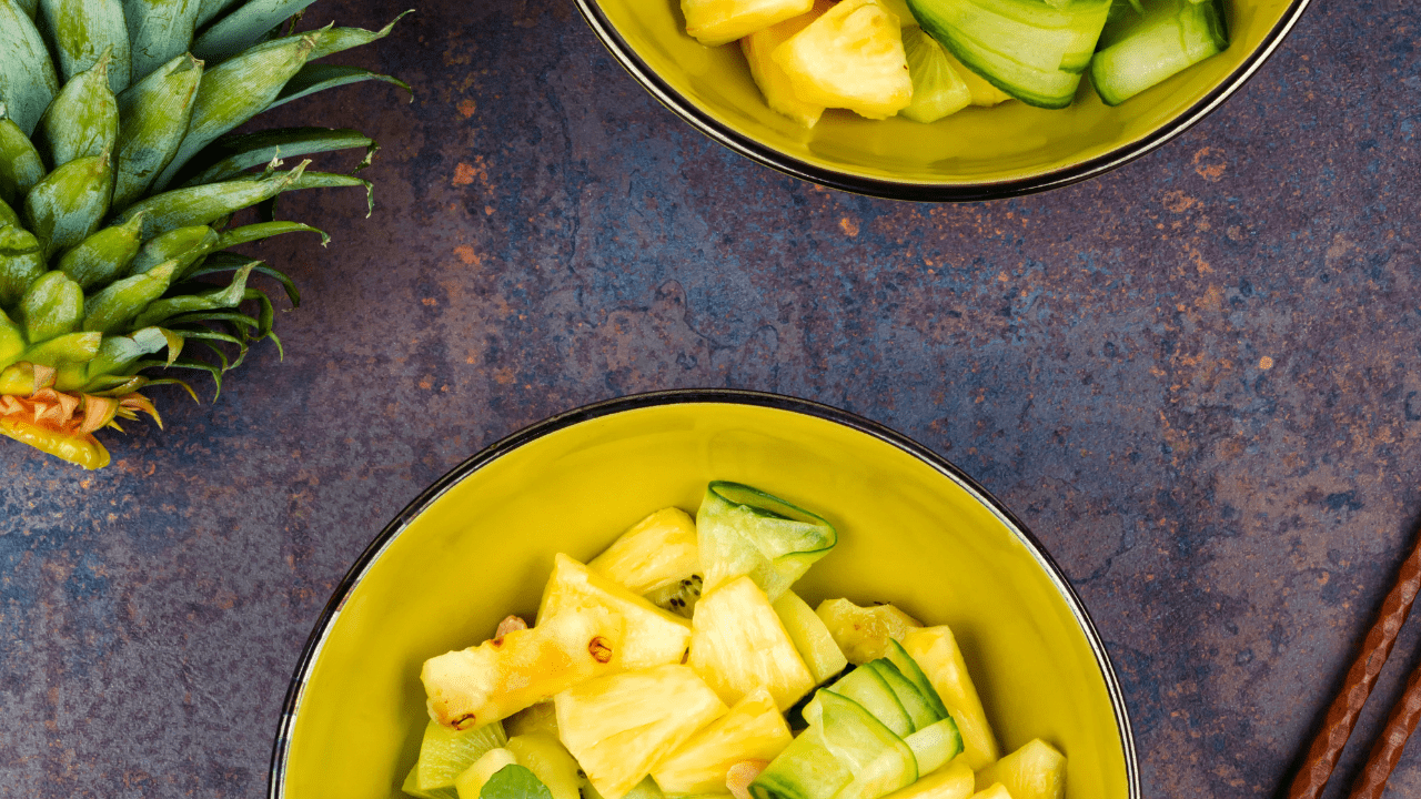 pineapple cucumber salad