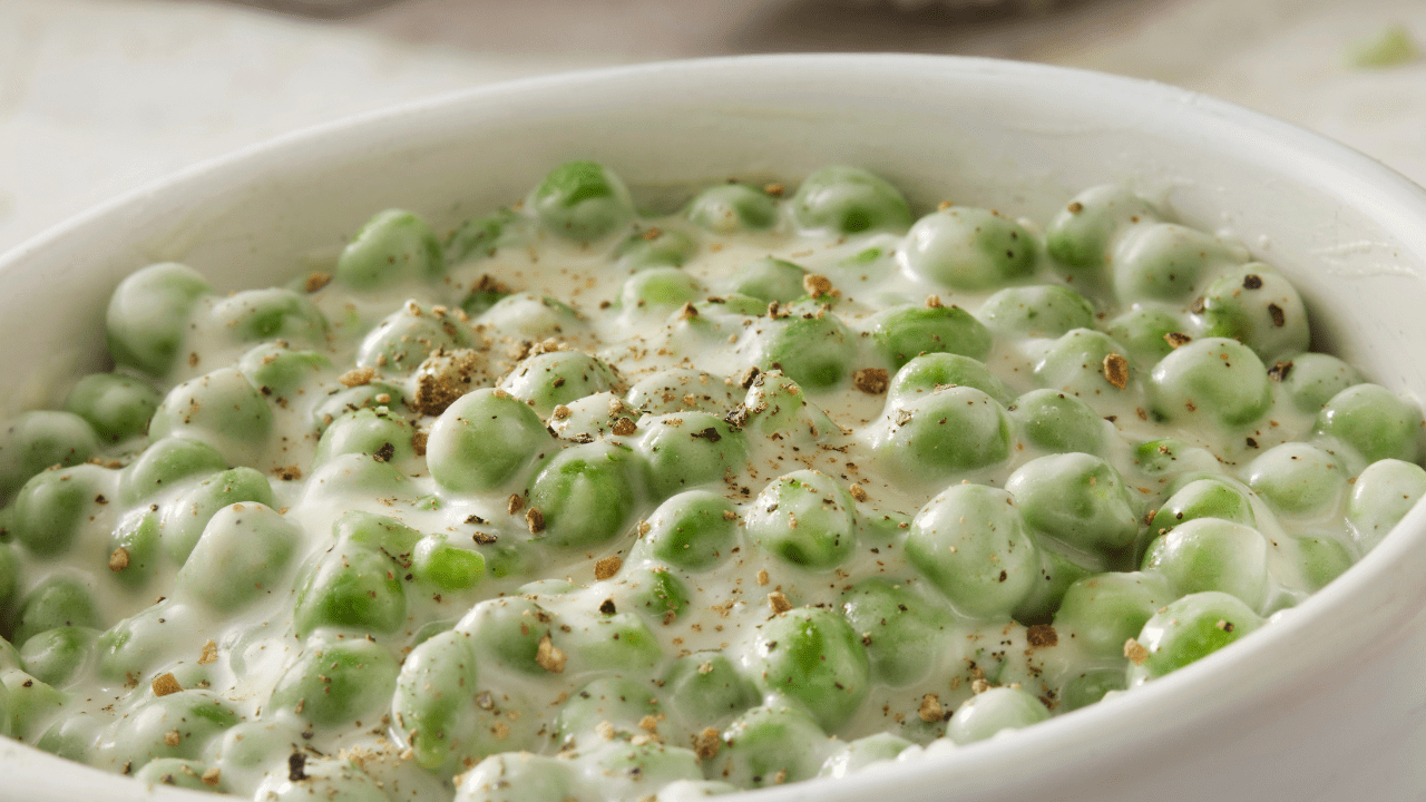 creamed peas recipe