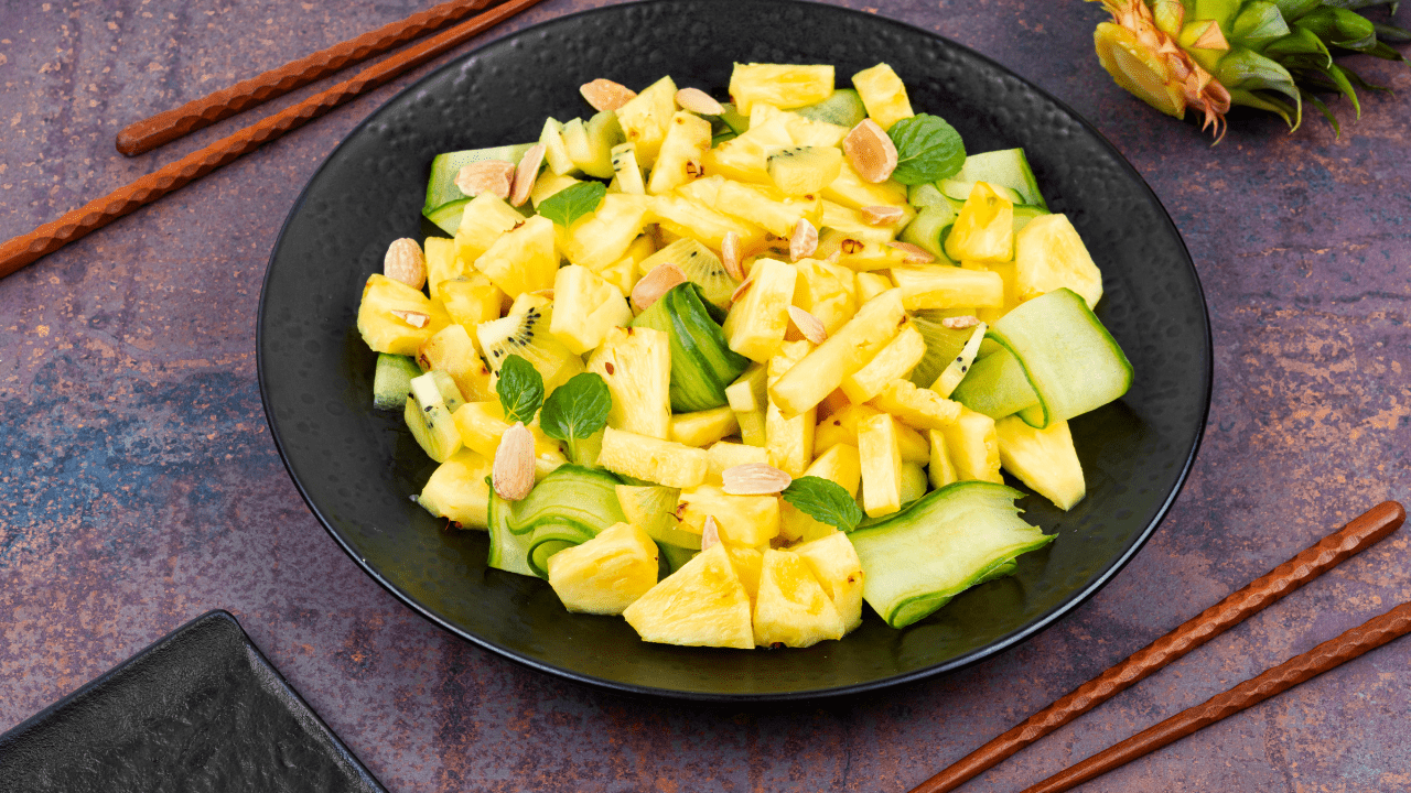 pineapple cucumber salad