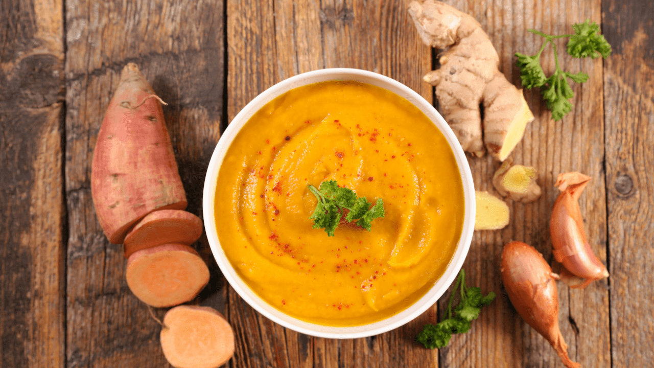 sweet potato and coconut soup