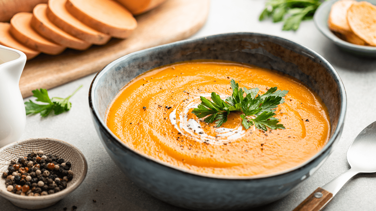 sweet potato and coconut soup