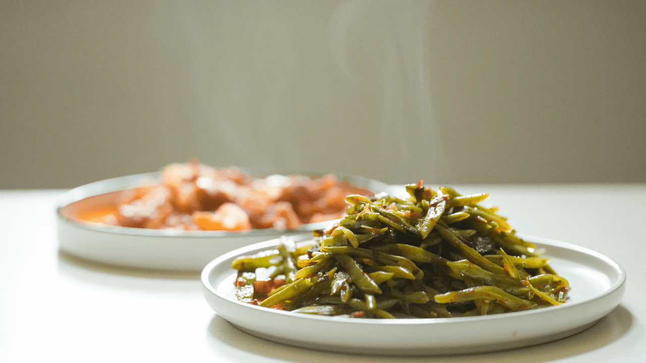miso green beans