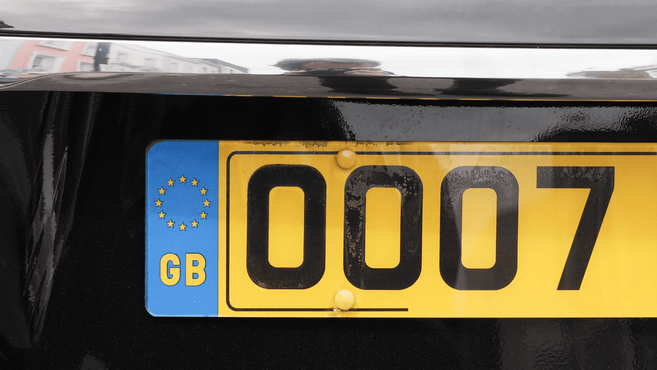 number plate