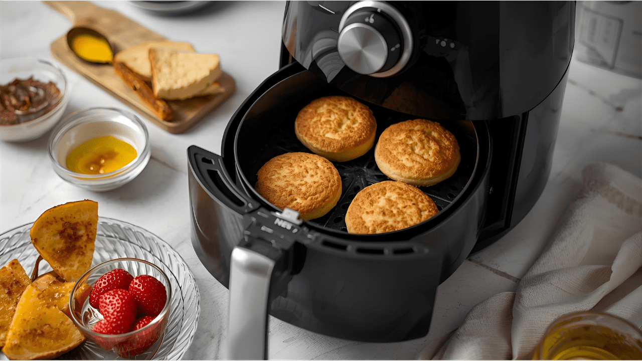 air fryer crumpets