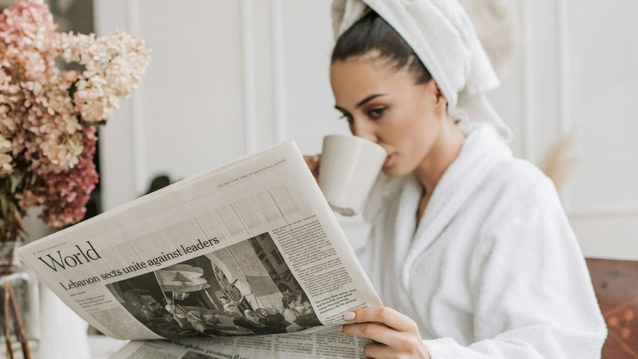 reading paper