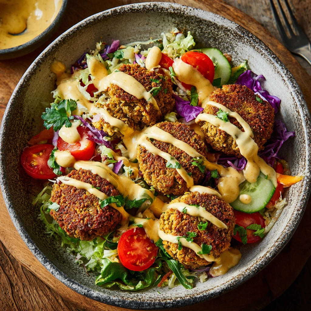 Homemade falafel