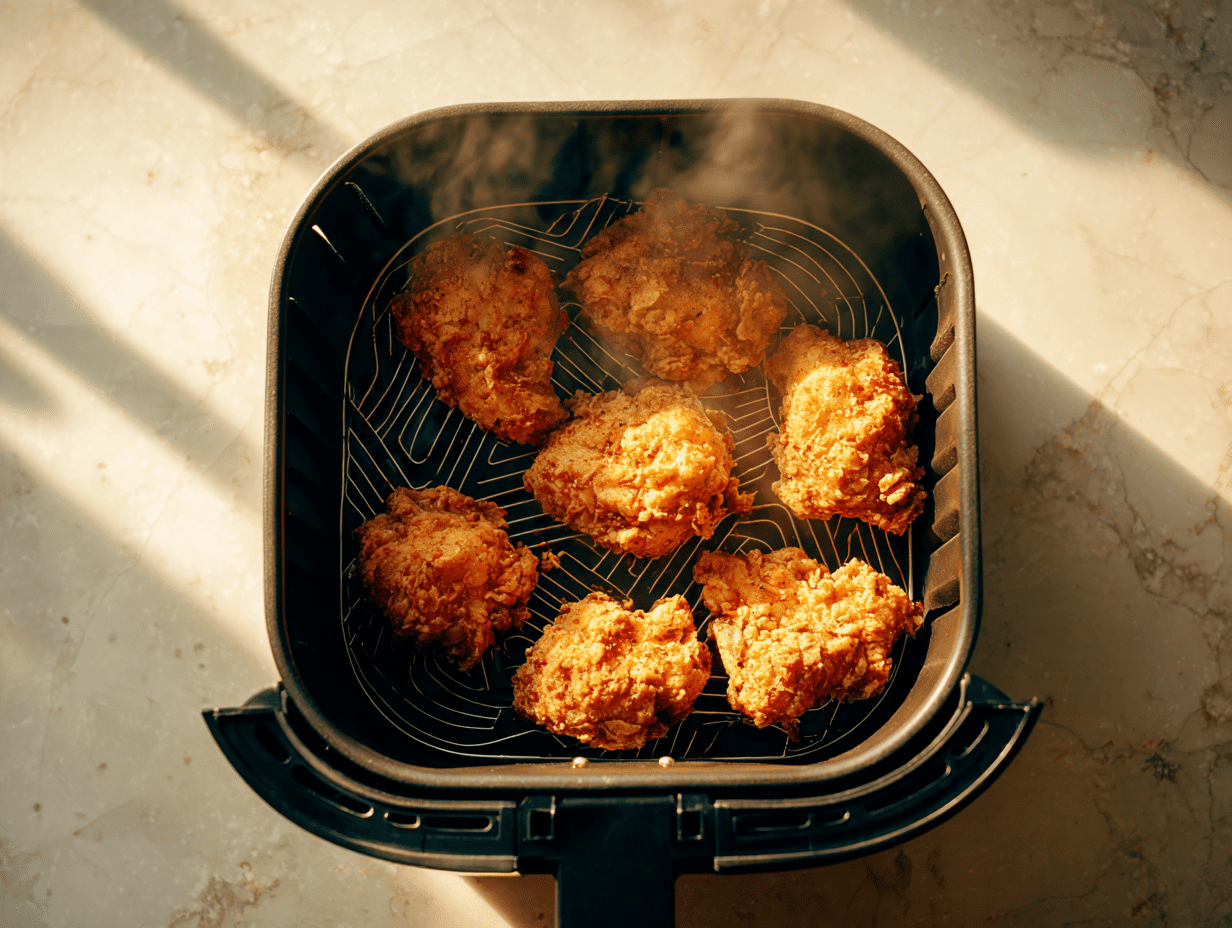 how to reheat fried chicken in the air fryer