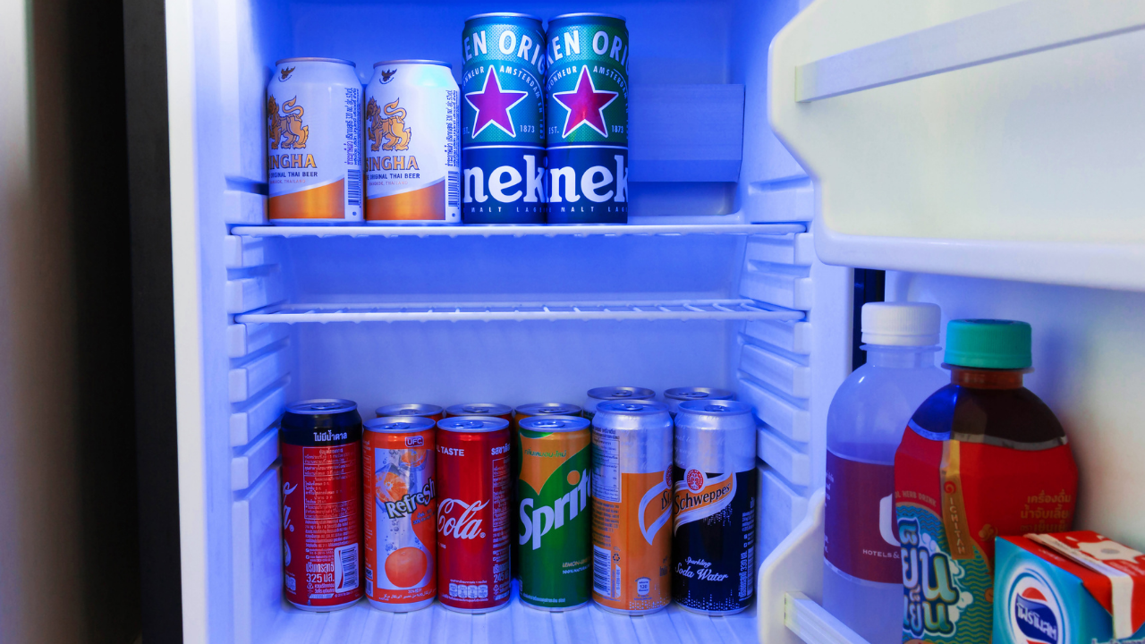 how to organise a mini fridge