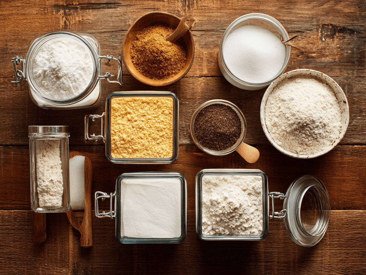 How to Organise Baking Supplies dry ingredients