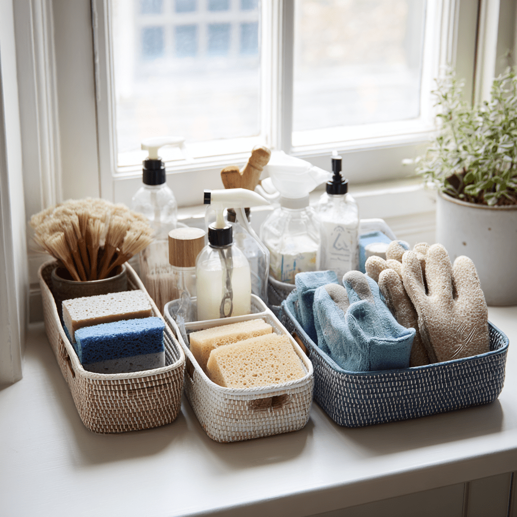 under kitchen sink organisation