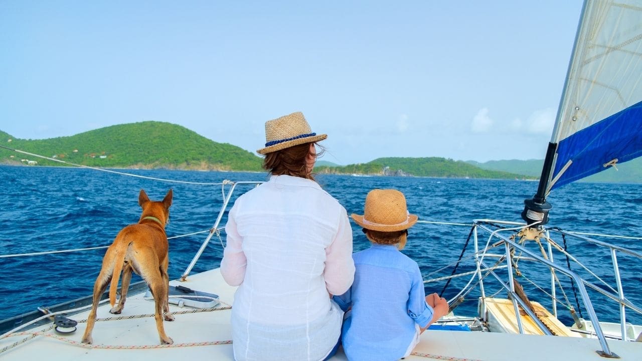 family boat trip